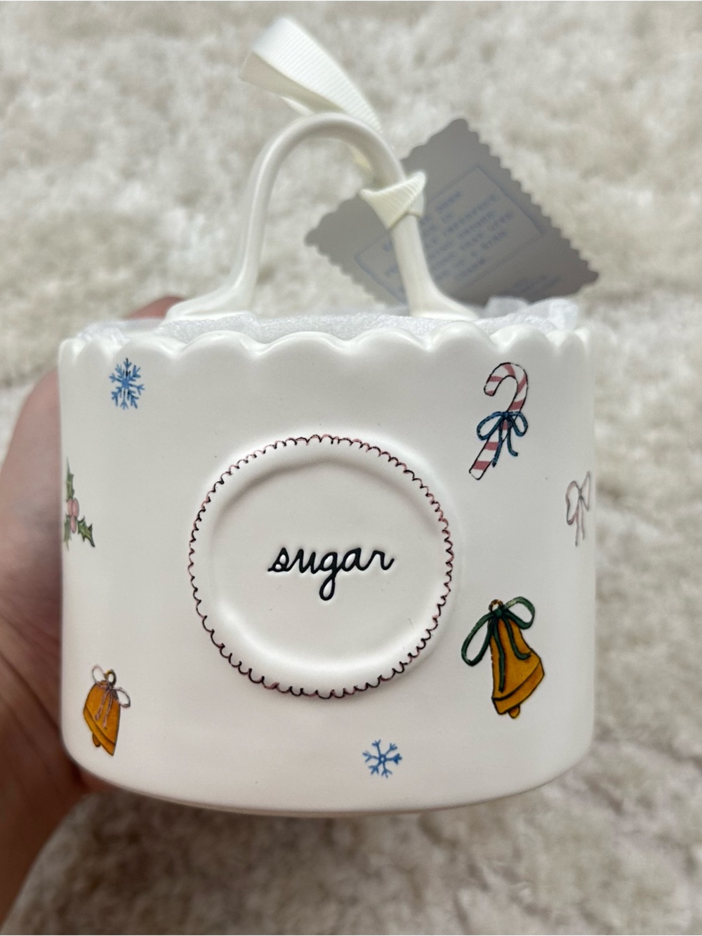 Rae Dunn Christmas Sugar Pot